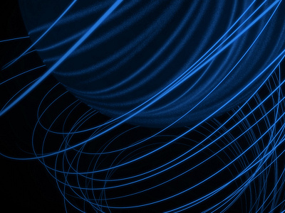 3D // Sphere and lines 3d blue cinema 4d lines sphere