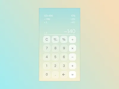 Calculator ui ux