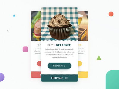 Daily UI #061 - Redeem Coupon card coupon daily dailyui discount free offer promo redeem sale ui ux