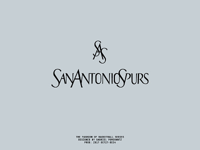 Spurs x Yves Saint Laurent : The Fashion of Basketball Series monogram nba saint laurent san antonio spurs typography youfelloff ysl yves saint laurent