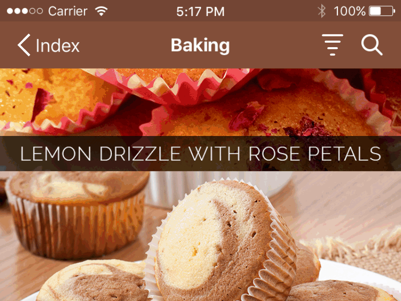Animated UI Interaction for a Filter dropdown animation app interaction ios microinteraction ui ux