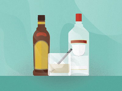 White Russian kahlua milk straw vodka white russian