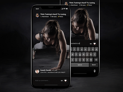Ui Design comment live video