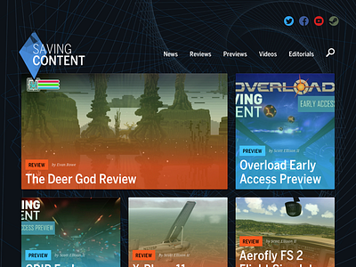 Saving Content, revamp game reviews games gaming reviews site videogames website wordpress