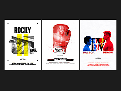 Rocky Posters chile film iquique movieposter photoshop poster rocky