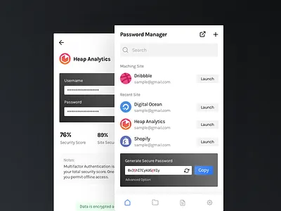 Password Manager - Chrome Plugin chrome lastpass password plugin security ui ux