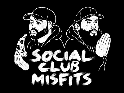 Social Club Misfits hip hop hoodie misfit pineapple pizza rap rapper snapback team