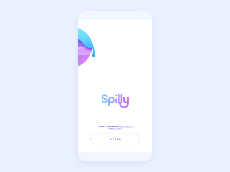 Onboarding animation app design interaction interface iphonex lollipop motion purple ui ux