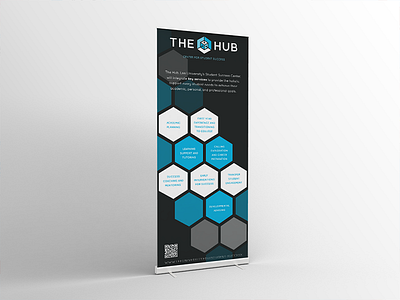 The Hub Banner banner info print promo