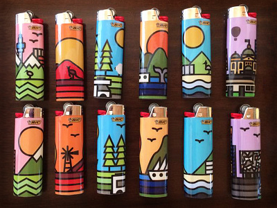 Bic Australia & New Zealand Lighters Series auckland australia bic city lighter melbourne new product sydney town whale zealand