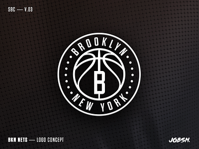 BKN — Logo Concept basketball black branding brooklyn identity logo nba nets sport team type typography