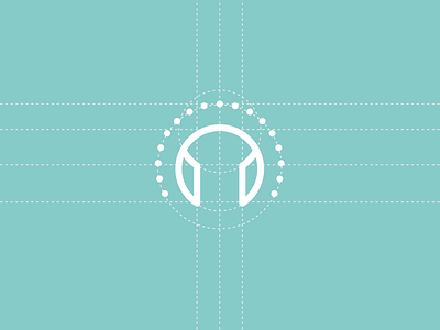 Meditation Headphones Icon Logo c headphones icon letter c logo meditation mindfulness music podcast