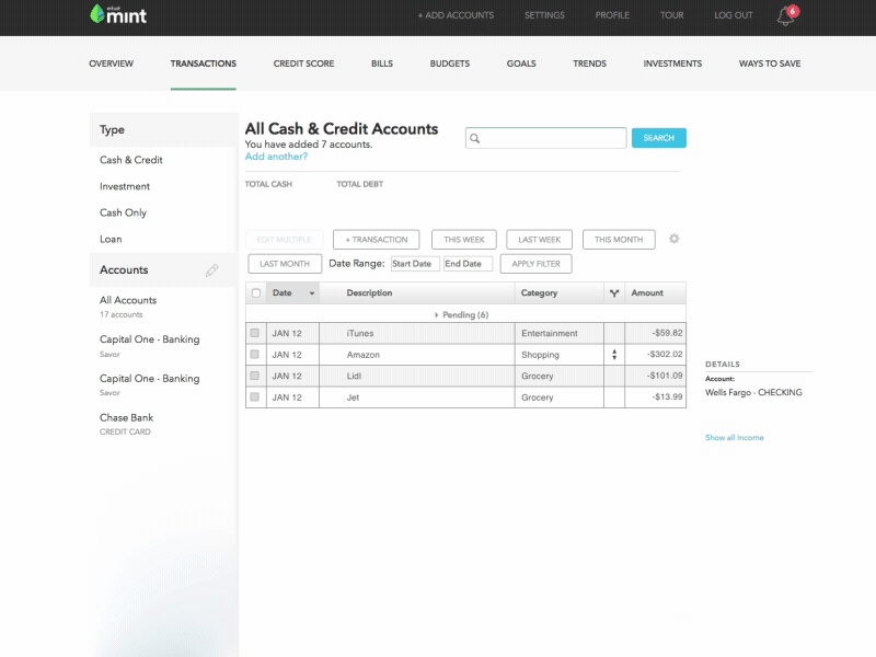Mint + Amazon Integration animation graphicdesign interactions microinteractions mograph motion motiongraphics principle problem solving design ui ux