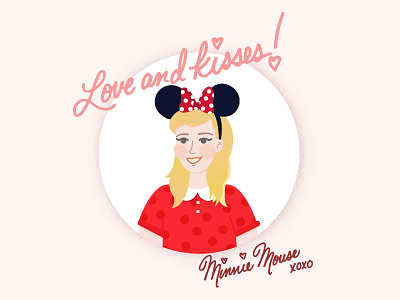 Rock The Dots disney illustration minnie minnie mouse rock the dots self portrait visual design