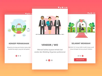 Onboard Nikahin | Explore exploration illustration nikahin onboard wedding