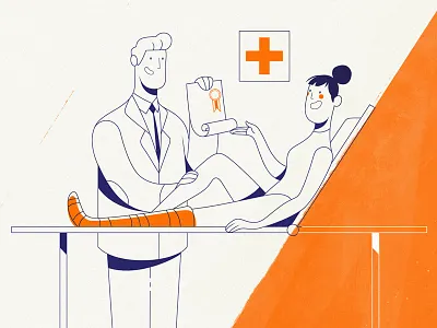 Insurance -Concept Art animation character design concept art concept. doctor illustration photoshop