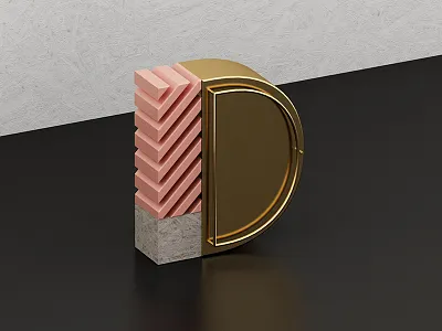 Hi D! 3d art direction cinema 4d graphic design render