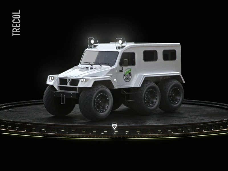 TRECOL — 3D visualization 3d blender chipsa dark gui mode motion render scene visualization wheels