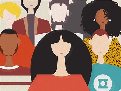 friends illustration pal people