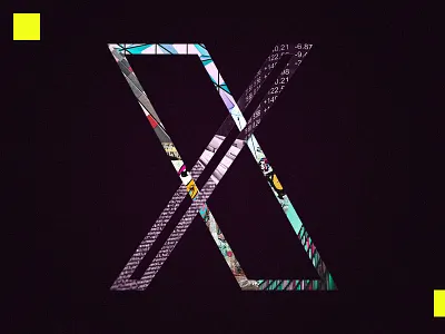 Business X Creativity advertising typography x