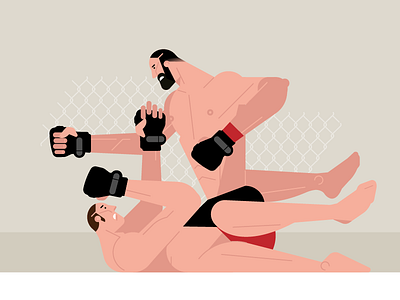 WIP fight fighting fightnight man mma ufc vector