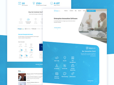 Landing Page Design Concept design landing page portfolio ui