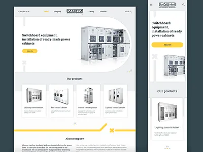 Responsive web-design for MSB-M adaptive desktop mobile responsive site tech web web site