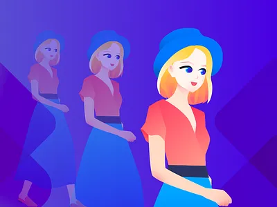 Cute Girl cg girl red