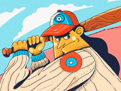 Baseball! character cintiq cool fun persona play psd