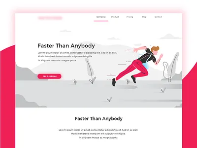 Shipping Homepage bussiness fast flat homepage illustration landingpage shipping ui ux website