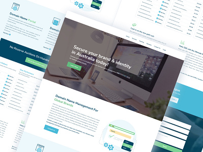 Landing Page Design brand ui clean ui landing page ui design web ui