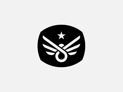 Aztech car eagle icon logo mark sport star tuning wings