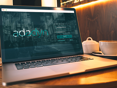 Adadyn - (Web version) - Login Page desktop product design saas ui user experience user interface ux