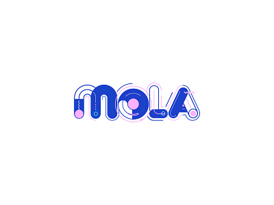 Mola experimental logo proposal type typography