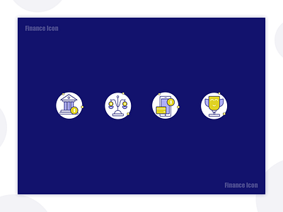 Finance Icon account app finance icon icons set