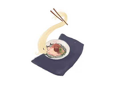 小号虎食丨豚王 graphic illustrations