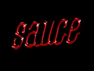 Are you lost in the "Sauce" illustration lettering liquid liquid type type