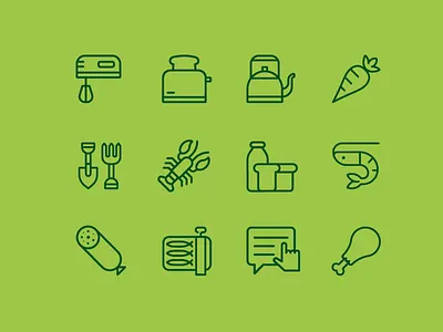 Woolworths Icons food geometric groceries iconography icons line monoline shopping vector