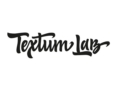 Textumlab final calligraphy identity lettering logo logotype