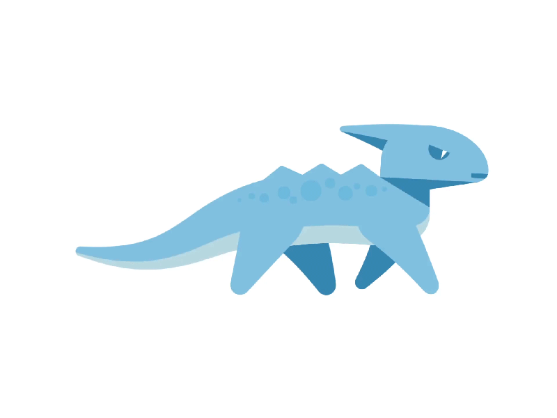 Dino 4 Walk adobe after effect adobe illustrator dino dinosaur animation duik