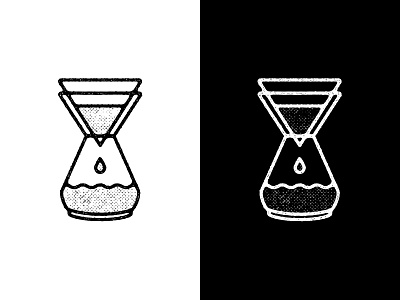 Chemex Graphic coffee icon minimal shirt texture