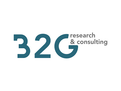 B2G Logo Concept b2g concept consulting deutsch deutschland german germany logo research