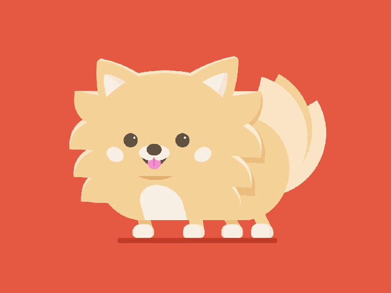 Dog animation animation character character animation dog illustration illustrator vector