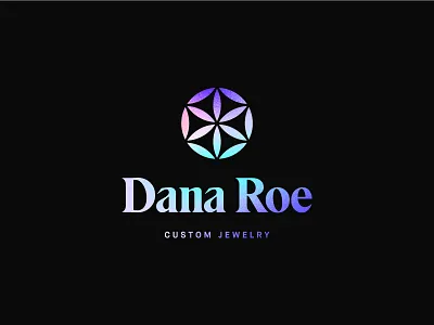 Dana Roe 02 branding cosmic designer geometric geometry jewelry logo mono line sacred