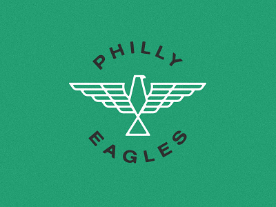SUPER BOWL BOUND badge eagle eagles illustration nfc nfl philadelphia philly sports super bowl vector