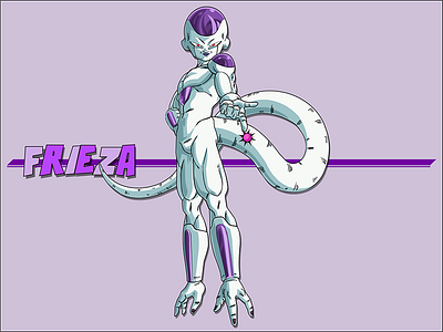 Frieza adobe illustrator dbz dbzf dragon ball z fighterz frieza game