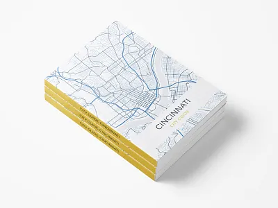 City Guide: Cincinnati Edition graphic design illustration maps print
