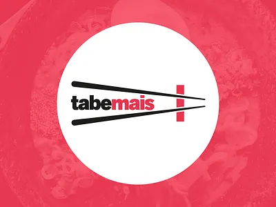 Tabemais - logo for a Japanese culinarie blog instagram japan lamen logo naming sushi