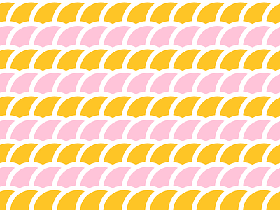 Yellow/Pink Pattern No. 6 circles color dots pattern pink shape yellow