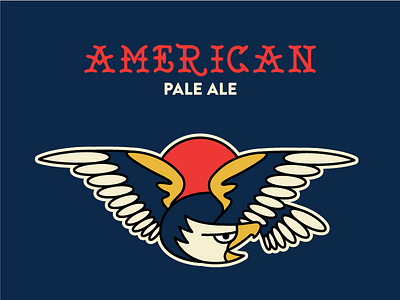 American Pale Ale ale american beer bird brewery eagle label package pale pale ale tattoo traditional